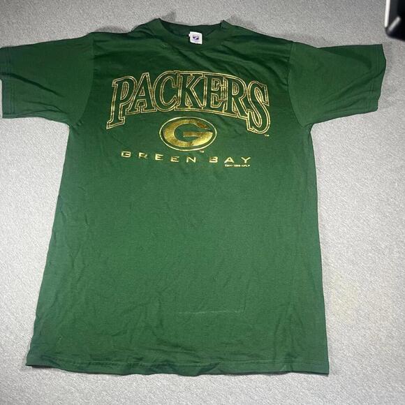 Vintage 7 seven logo 1997 Green Bay Packers Men’s Large Vintage T-Shirt - Picture 1 of 6